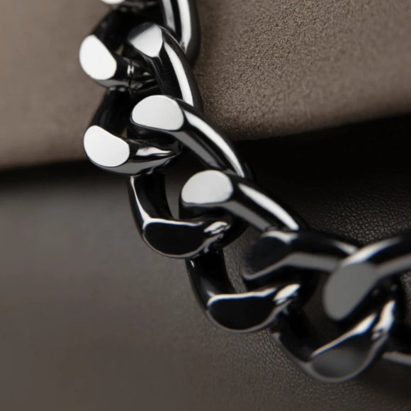 LAMBERT | The Victoria - 3-In-1 Metro Vegan Microsuede Handbag | Brown - Picture 5 of 14